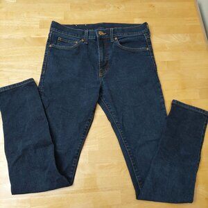 H&M Jeans Dark Wash Men's size 32W/30L 5 Pocket, Zip fly button